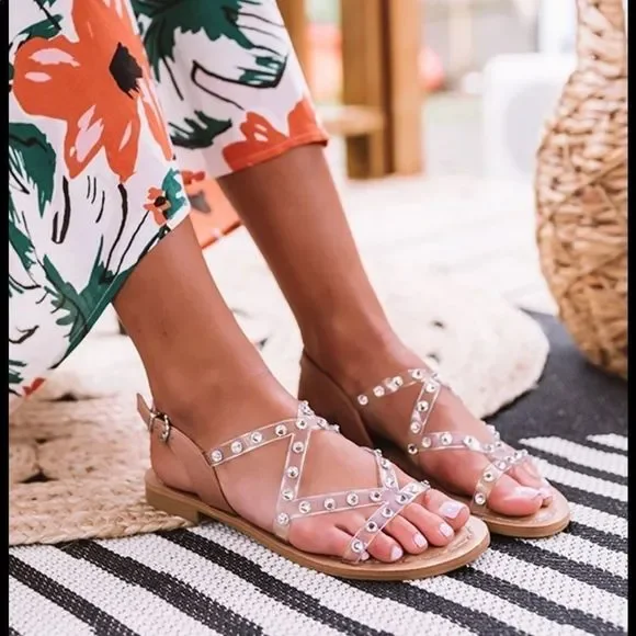 46) NWT Chinese Laundry Candi Sandals - Picture 7 of 8